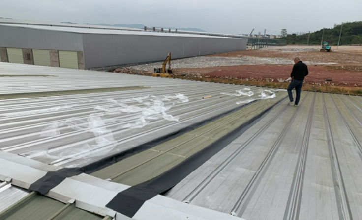 宁河厂房屋面防水维修案例